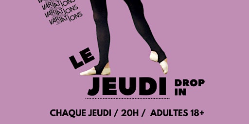 Imagem principal do evento Le Jeudi Dance Drop-In