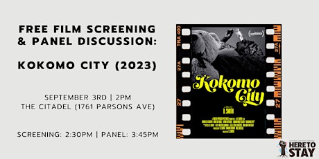 Free Community Film Screening and Panel Discussion: Kokomo City (2023)  primärbild