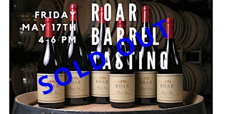 Imagem principal do evento ROAR Wines Barrel Tasting Evening