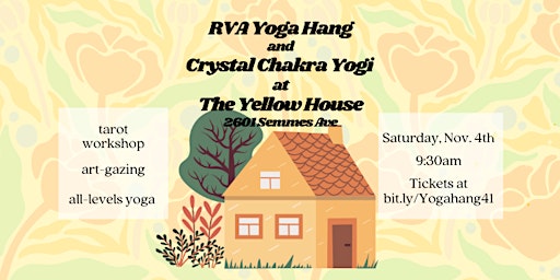 Tarot Workshop + Yoga Hang  at The Yellow House! primary image