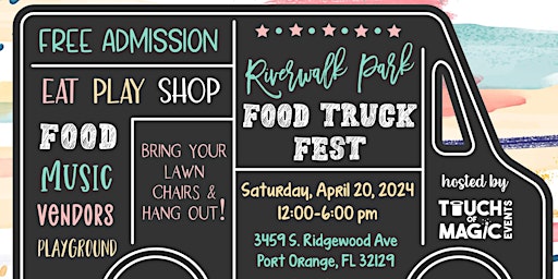 Imagem principal do evento Riverwalk Park Food Truck Fest