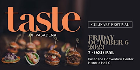Imagem principal do evento Taste of Pasadena