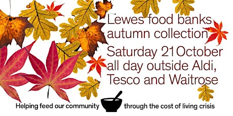 Lewes Food Banks Autumn Collection primary image