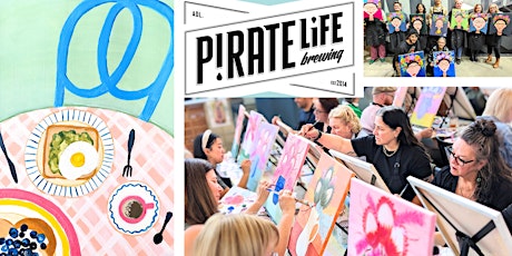 Lazy Sunday Paint & Brew Session with Hey Monet, at Pirate Life Brewing primary image