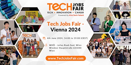 Tech Jobs Fair - Vienna 2024  primärbild