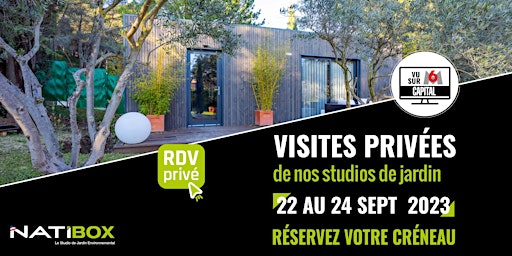 Primaire afbeelding van ALES - Portes ouvertes Visite privée Studio de jardin Natibox