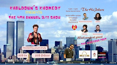 The 4th annual 9/11 Comedy & Karaoke Show primary image