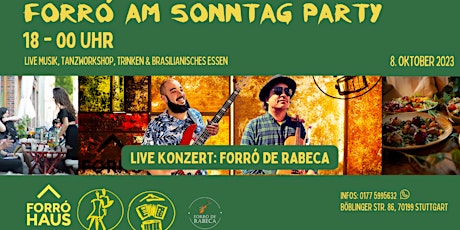 Imagem principal do evento Brasilianisches Forró Konzert - Forró de Rabeca Live!