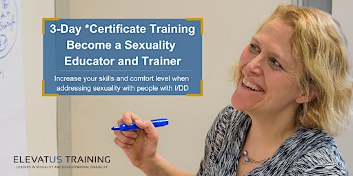 Image principale de Becoming a Sexuality Educator and Trainer - July 10-12 2024