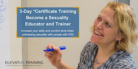 Becoming a Sexuality Educator and Trainer - April 3-5 2024