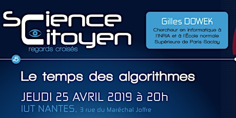 Hauptbild für Conférence  "Le temps des algorithmes" par Gilles DOWEK