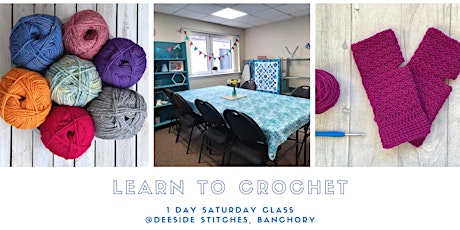 Learn to Crochet: 1 day class (Banchory) primary image