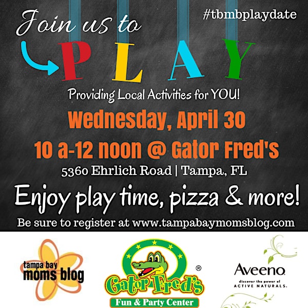Join Us For a Play Date at Gator Fred's!