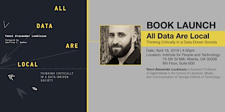 Book Launch: All Data Are Local by Yanni Alexander Loukissas primary image