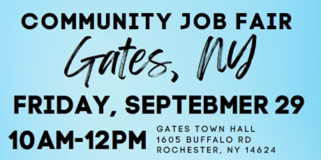 Gates Community Job Fair primary image