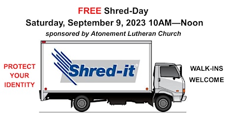 Shred-Day at Atonement Lutheran Church primary image