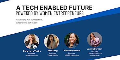 Image principale de A Tech Enabled Future Powered by Women Entrepreneurs