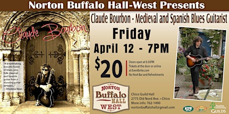 Claude Bourbon @ Norton Buffalo Hall •WEST• primary image