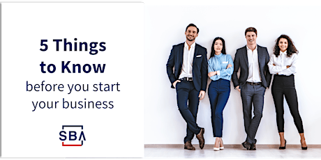 5 Things to Know Before You Start Your Business primary image