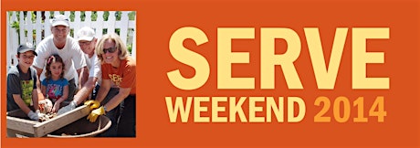 SERVE Weekend 2014 - Online Registration Closed - Call 818.790.6708 until 4PM TODAY (May2) primary image