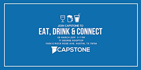 Eat, Drink & Connect - Capstone IT networking event primary image