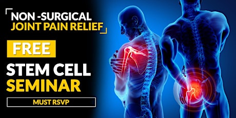 FREE Regenerative Stem Cell Seminar for Pain Relief - Grove City, PA 3/20 primary image