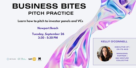 Primaire afbeelding van Business Bites | Pitch Practice