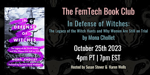 FemTech Book Club - In Defense of Witches by Mona Chollet primary image