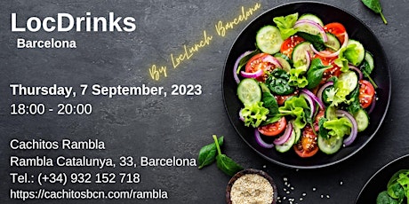 LocDrinks Barcelona - Rambla de Catalunya - Thursday, Sep 7 primary image