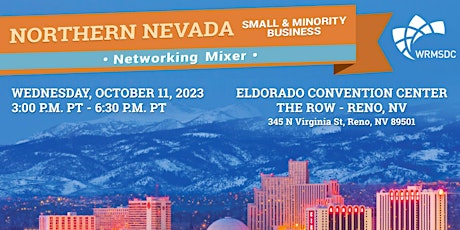 Primaire afbeelding van Northern Nevada Small & Minority Business Networking Mixer