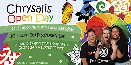 Whānau Open Day with Suzy Cato & Loopy Tunes primary image