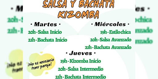 CLASES DE SALSA Y BACHATA  primärbild