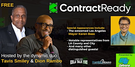 Rambo & Tavis Smiley:  CONTRACT READY (POWERED BY CALTRANS) primary image