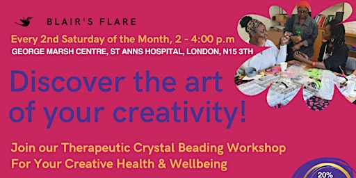 Primaire afbeelding van Blair's Flare Therapeutic Crystal Beading Workshop