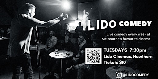 Immagine principale di Lido Comedy Tuesday - Lido Cinemas, Hawthorn 