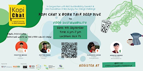 Kopi Chat X Boba Talk  - Deep Dive on Food Sustainability primary image