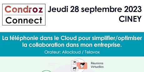 Imagem principal do evento La téléphonie dans le Cloud pour simplifier/optimiser la collaboration.