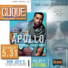 Real Housewives of Atlanta's APOLLO to Host Clique at Don Jefe's May 31st primary image