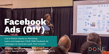 Facebook Ads (DIY) Full Day Workshop primary image