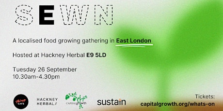 Imagen principal de SEWN Together – a localised food growing gathering in East London