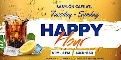 Imagem principal de Happy Hour @ Babylon Cafe