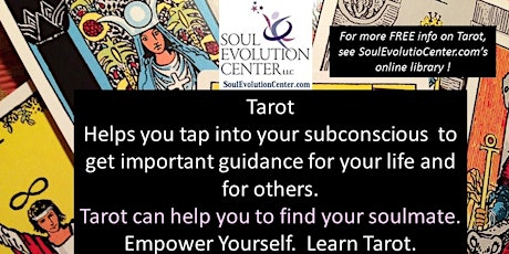 3/24 Tarot Basics Part II*Early Bird Disc*Also, live by Zoom Webinar primary image