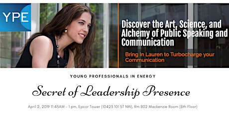Imagem principal do evento Secret of Leadership Presence in Boardroom by Young Professionals in Energy