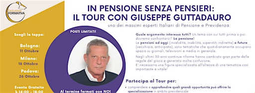 Collection image for In Pensione senza Pensieri TOUR