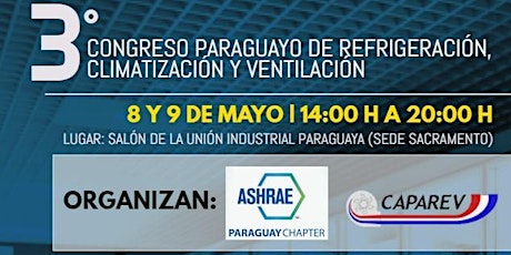 Imagen principal de 3° Congreso Paraguayo de Refrigeración, Climatización y Ventilación
