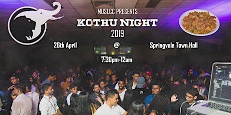 Image principale de MUSLCC Presents: Kothu Night 2019