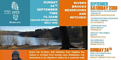 Keighley Walks 23- "Rivers, Brooks, Reservoirs and Witches!" primary image