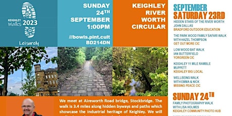 Imagem principal de Keighley Walks 23- "Keighley River Worth Circular"