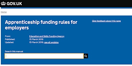 Employers: An overview of the new web based apprenticeship funding rules primary image