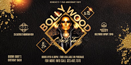BOLLYWOOD BLACKJACK - BLACK & GOLD PARTY! primary image